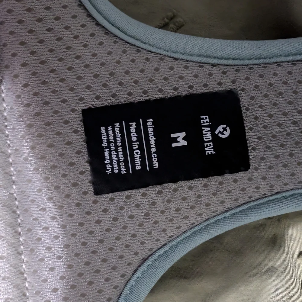 Padded Dog Harness in Glacier Green - Picture 6 of 6